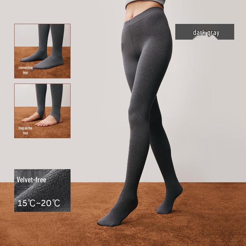 

Жіночі коригувальні колготки з вовни з ефектом другої шкіри One Size (155-170cm/85-135 jin)