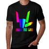 Teile die Liebe T-Shirt Feuchtigkeitsregulierendes Sport-T-Shirt