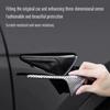 For Tesla Model 3  2024 Carbon Fiber Car Door Side Marking Cover Accessories Door Side Wing Line Trim Exterior Stickers