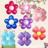 10pcs/lot Five Hole Plum Flower Shape 5 In 1 Balloon Modelling Clip for Party Decorations Flower Balloon Clips