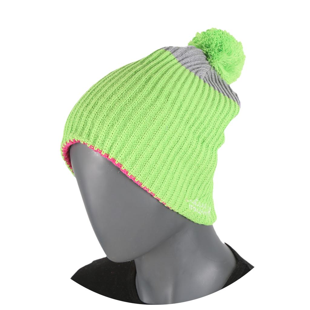 Yobseu Ring Ding Dong Logo Beanie. Unisex. Melon/Grey