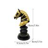 Chess Resin Ornaments Home King Queen War Horse Crafts Wine Cabinet Tabletop Creative Design Decorations Durable