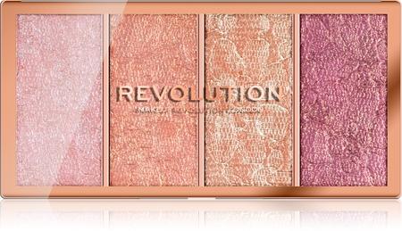 

Палитра румян Makeup Revolution Vintage Lace TU прозрачный