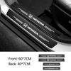 For Jazz Fit Avancier Crv Accord Pilot City Prelude Mugen Power XR-V Car Door Sill Threshold Stickers Protector Strips