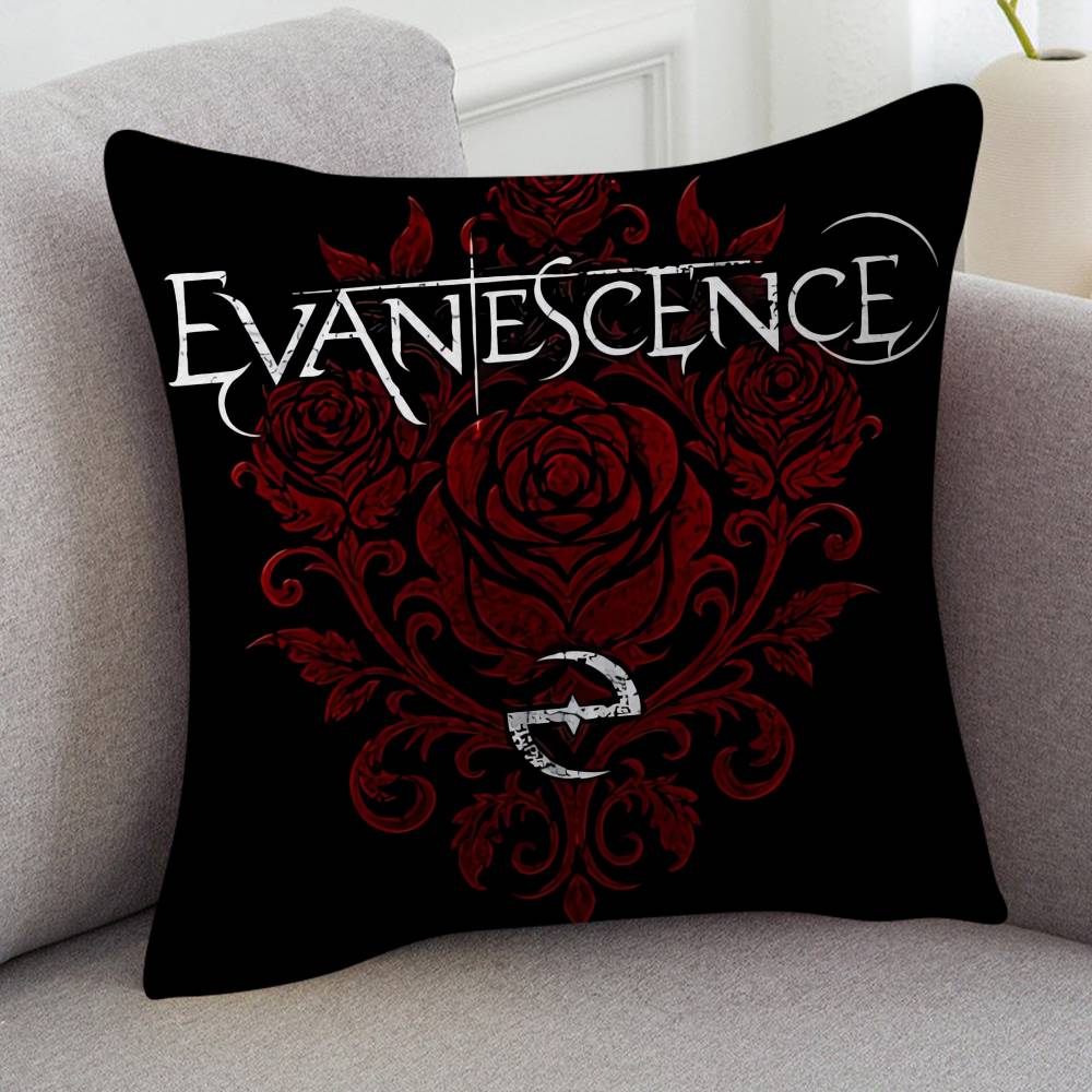 Rock Band Evanescence Cute Cartoon L Game Cushion Cover Pillowcase Upholstery Sofa Throw Pillow Home Decor Pillowcas