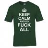Funny Adult Joke Keep Calm And Do Fk All Tshirt