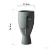 Vase, Head and Center Piece Flower Decorative Bud Vase Modern Ceramic Planter
