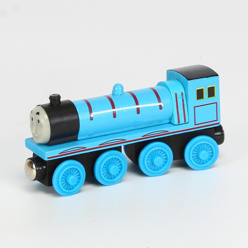 Colorful Wooden Magnetic Train Set For Kids With Interactive Push-pull Features