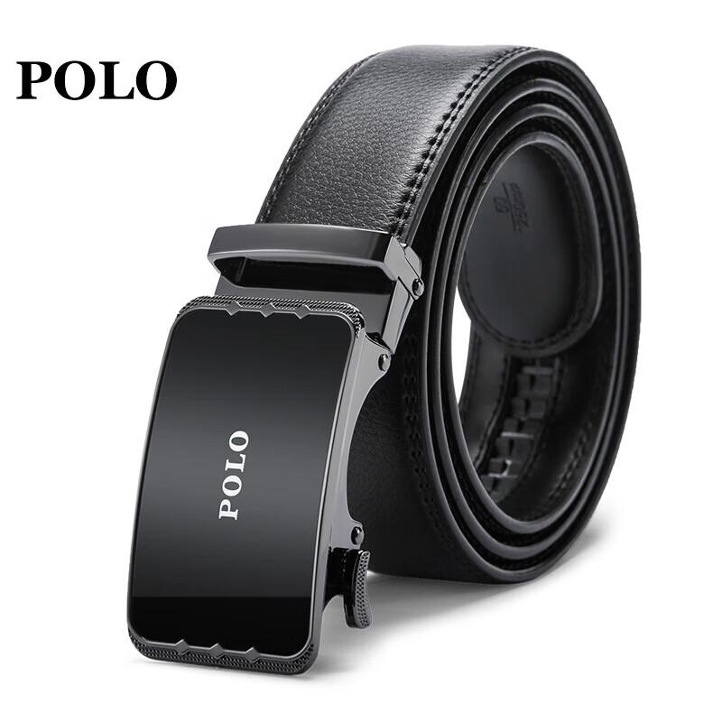 POLO Men s Automatic Buckle Leather Belt