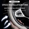 BGZ1 NEW Nappa Texture Steering Wheel Cover Wrapper Suitable For RENAULT Kadjar/Koleos/Captur/Fluence/Mégane All-Season Comfort Cover