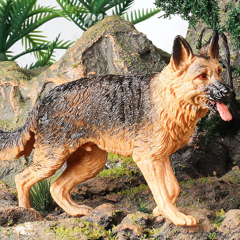 Oenux Dog Animals Model Action Figure Dobermann Shiba Inu Pomeranian Boxer Husky Puppy Figurines Cute Collection Toy Kids Gift