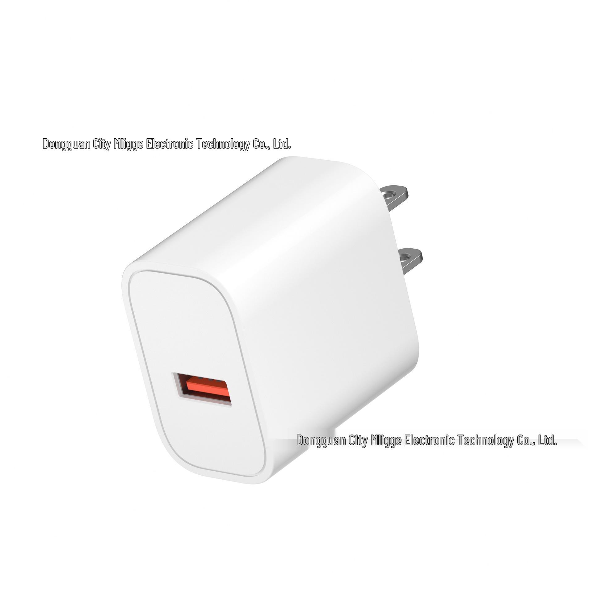 

Gallium Nitride Fast Charger for Android & Apple Phones QC3.0/18W-US Non-standard