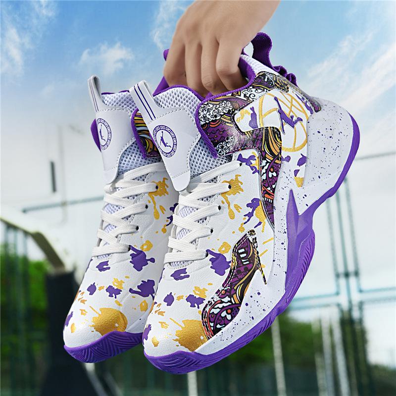 Breathable Basketball Shoes Spring and Summer New Wear-resistant Professional Practical Sports Shoes Waterproof Tide Shoes