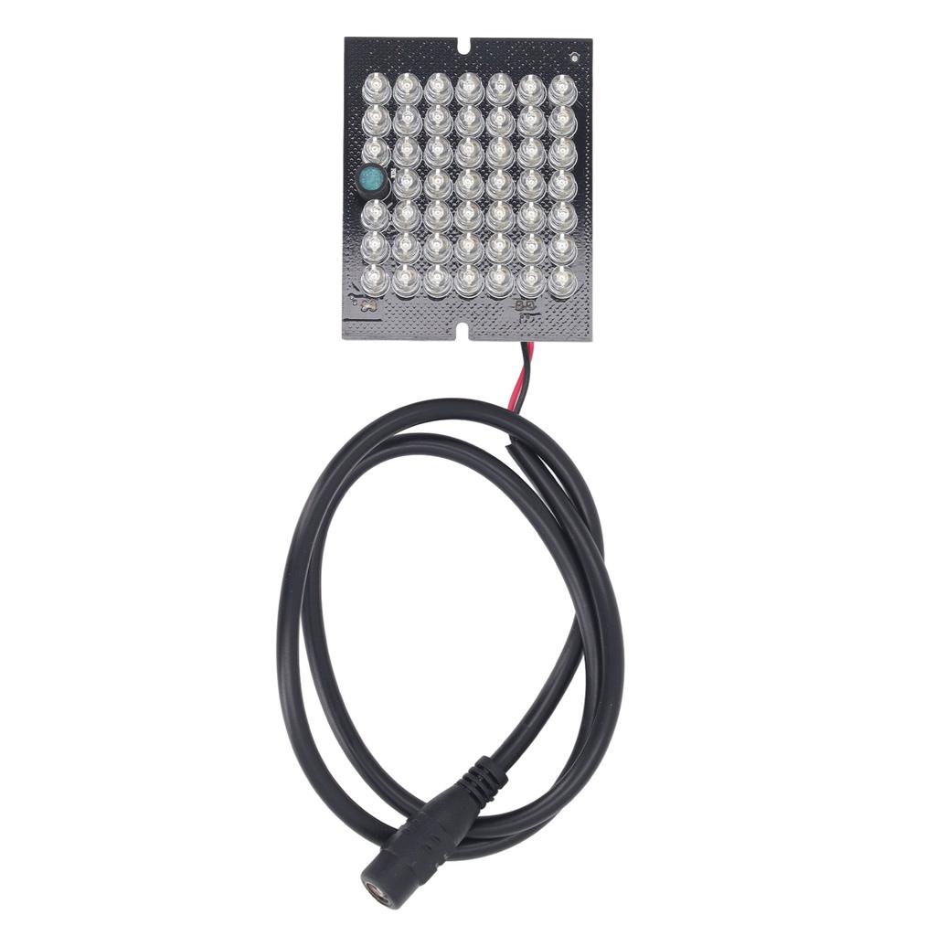 Płytka lampy LED do noktowizji 850nm 48 diod IR Lampa LED doświetlająca Płytka podczerwieni DC12V