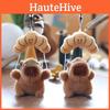 Cartoon Cute Chute Capybara Plush Keychain Children Accessories Gift Dolls