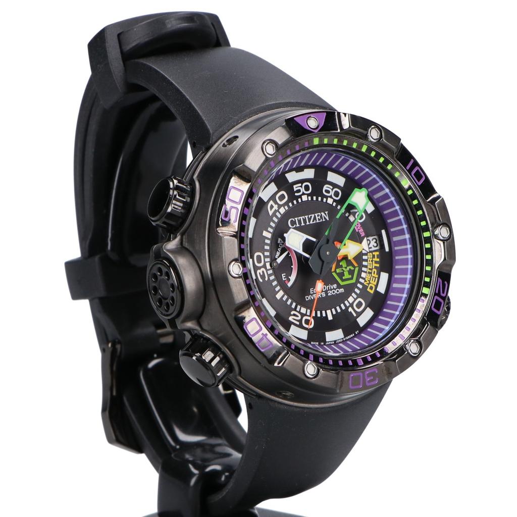 CITIZEN x Evangelion J250-S123780 400-piece limited edition Promaster diver's watch Watches blackUsed