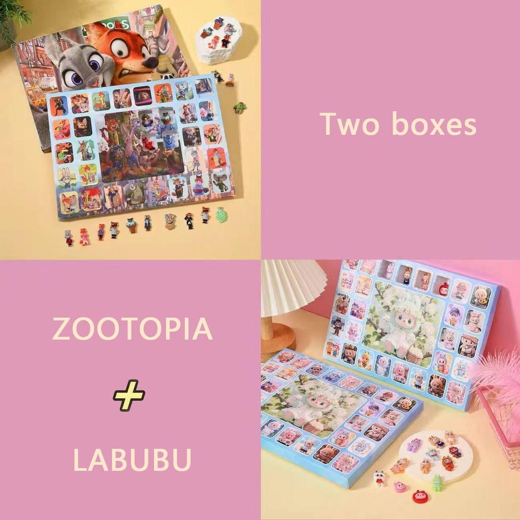 Zootopia/lafufu Blind Box , Contains 40 Different models,Halloween Decorations, Christmas Gifts for Kids, Adults, and Teenagers