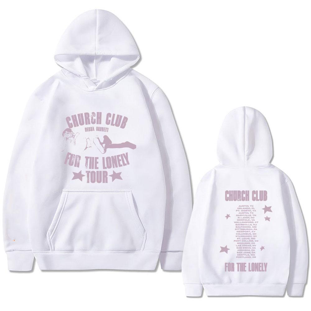 Warm Nessa Barrett Church Club for Solid Tour Men's fashion Pop Punk streetwear hoodie