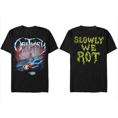 Maglietta da uomo alla moda con motivo horror a lettere, manica corta larga, top estivi casual da donna, abbigliamento