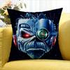 I-Iron Run For Your M-Maiden   Various Sizes Square Pillow Case For Car Home Bedchamber Decor