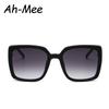 1/5pcs Sets Trendy Rectangle Sunglasses Big Frame Colorful Women Luxury Brand Driving Sunglasses UV400 Y2K Retro Sun Glasses
