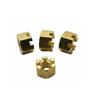 M6-M16 Brass Slotted Nut Standard Fine Tooth Copper Slotted Castle Fastener Nut
