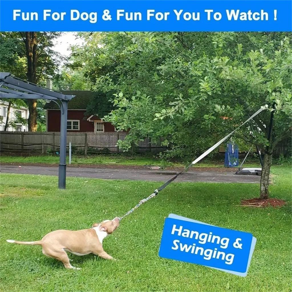 High Elasticity Pet Dog Tug Of War Toy, Interactive Grappling Ball, Pet Teeth Cleaning And Biting Cotton Rope Toy