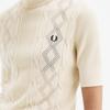 FRED PERRY [Womens] Textured Knit Top - Oatmeal Afpf2519118-691