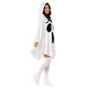 Dämonenhexe Cosplay Kostüm Halloween Kostüm Elf Weißes Fledermaus Kostüm Party