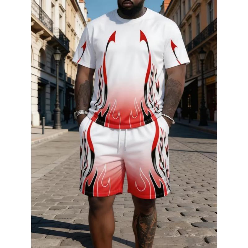Pánský dvoudílný oblek, vhodný pro každodenní ležérní nošení, fitness, běh a sportovní oblečení