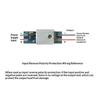 Hohe Stabilität 20A Ideale Diodenmodul DC 4-90V Rückflussverhinderung für Solar-Wind-Hybrid-Stromsystem