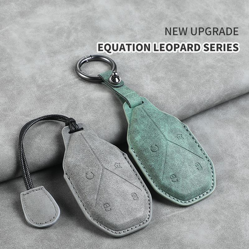 For BYD Equation Leopard 5 2025 2025 Handmade Car Smart Key Case Cover Keyless Remote Entry Fob Keychain Accessories