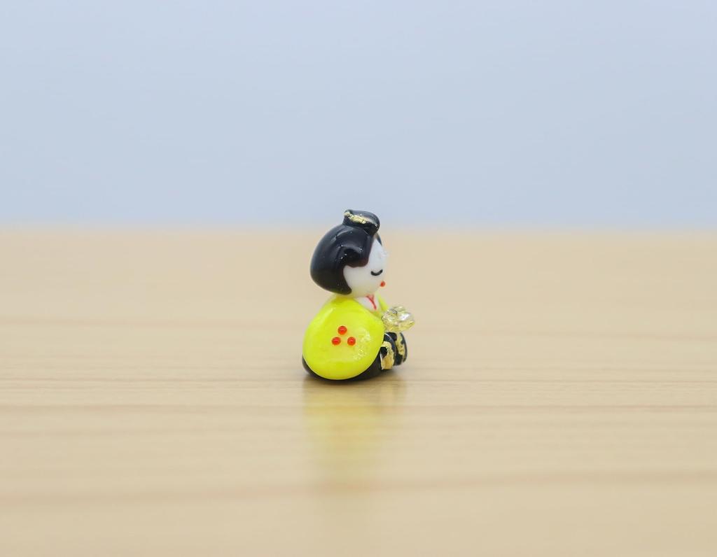 Glass Square Cute Glass Hina Doll Sewing Shoes Small
