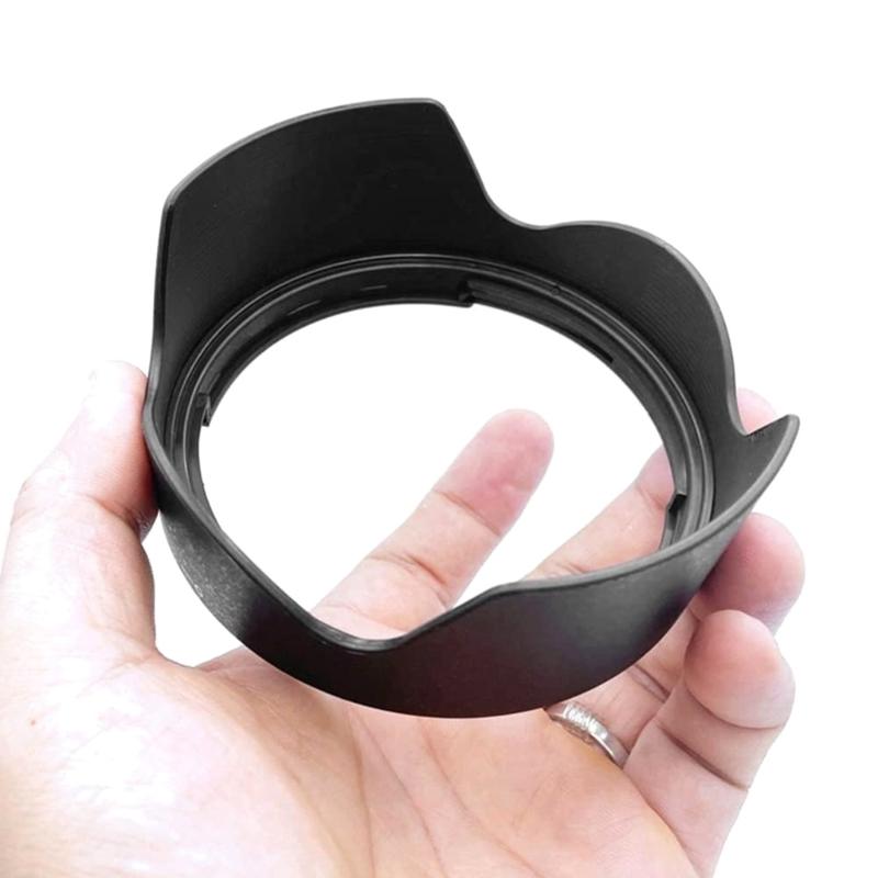 Lensdop met Zonnekap voor EW-83N 77mm Achterste Bloemblaadje voor Eosr R5 R6 RP RF24-105mm F4 L Is Lens