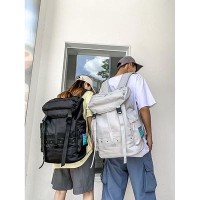 Zaino Trendy Coreano Harajuku: Borsa per laptop elegante e di grande capacità per studenti maschi e femmine.
