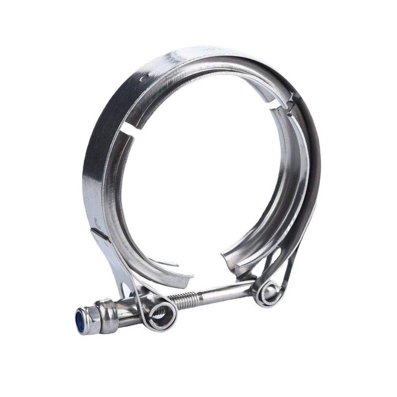 V Band Clamp Male Female Exhaust Flange 304 Stainless Steel Turbo Muffler Pipe Kits Release Car Accessories 2"2.5"3"3.5" 4" Inch