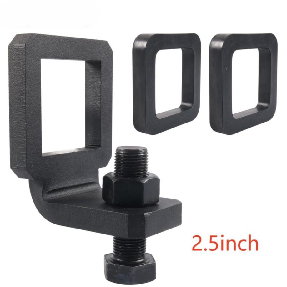 2 Inch 25 Inch Trailer Hitch Hook Clip with Anti Vibration Fastener Clamp for RV and Trailer Towing Applications