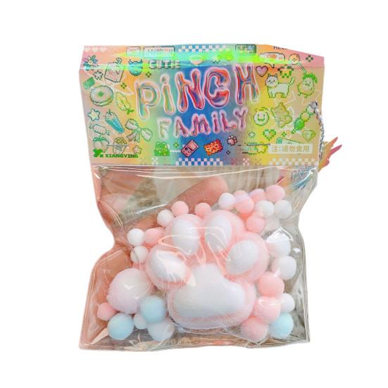 Waffel-Quetschspielzeug, langsame Rückfederung, Stressabbau, Hasen-Dessert, Katzenpfote, zerquetscht, sensorisches Zappelspielzeug, Kneifspielzeug, Geburtstagsgeschenk für Kinder und Erwachsene