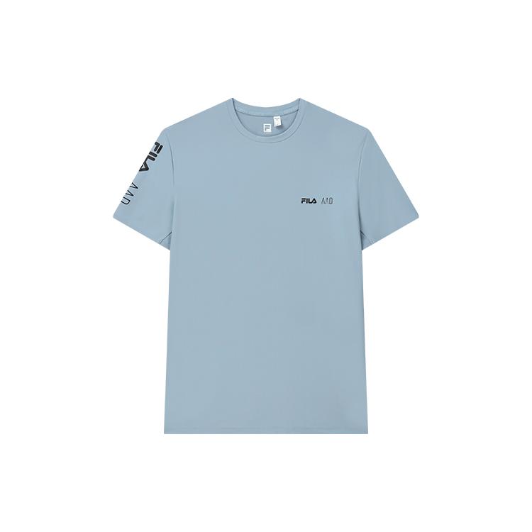 New FILA Athletics T-Shirt Men's Ash Gray Blue A11M211104FBU