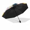 Mickey Mouse, Disney Themed Automatic Opening and Closing Umbrella, Brightly Colored 8-rib Portable Umbrella, Suitable for Men and Women, A