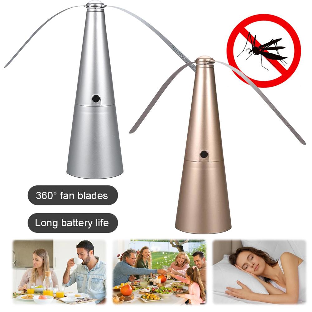 Fly Fans for Tables Battery Operated Fly Repellent Fan Food Fan Portable Outdoor Picnic Fan for Picnic Restaurant Party Home BBQ