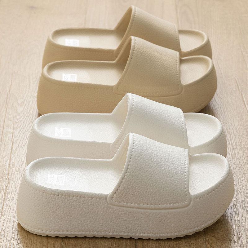 2024 Women's Thick-Soled Height-Boosting Slippers - Summer Outdoor Casual Versatile Beach Comfort Slippers