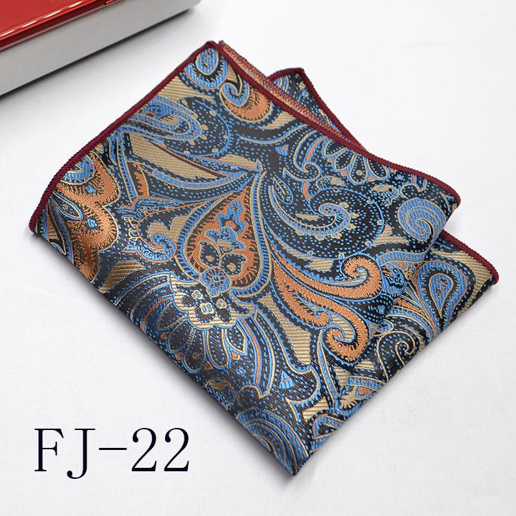 Men'S Pocket Towel Korean Version Cashew Flower Small Square Suit Handkerchief Versatile Dress 24*24Cm