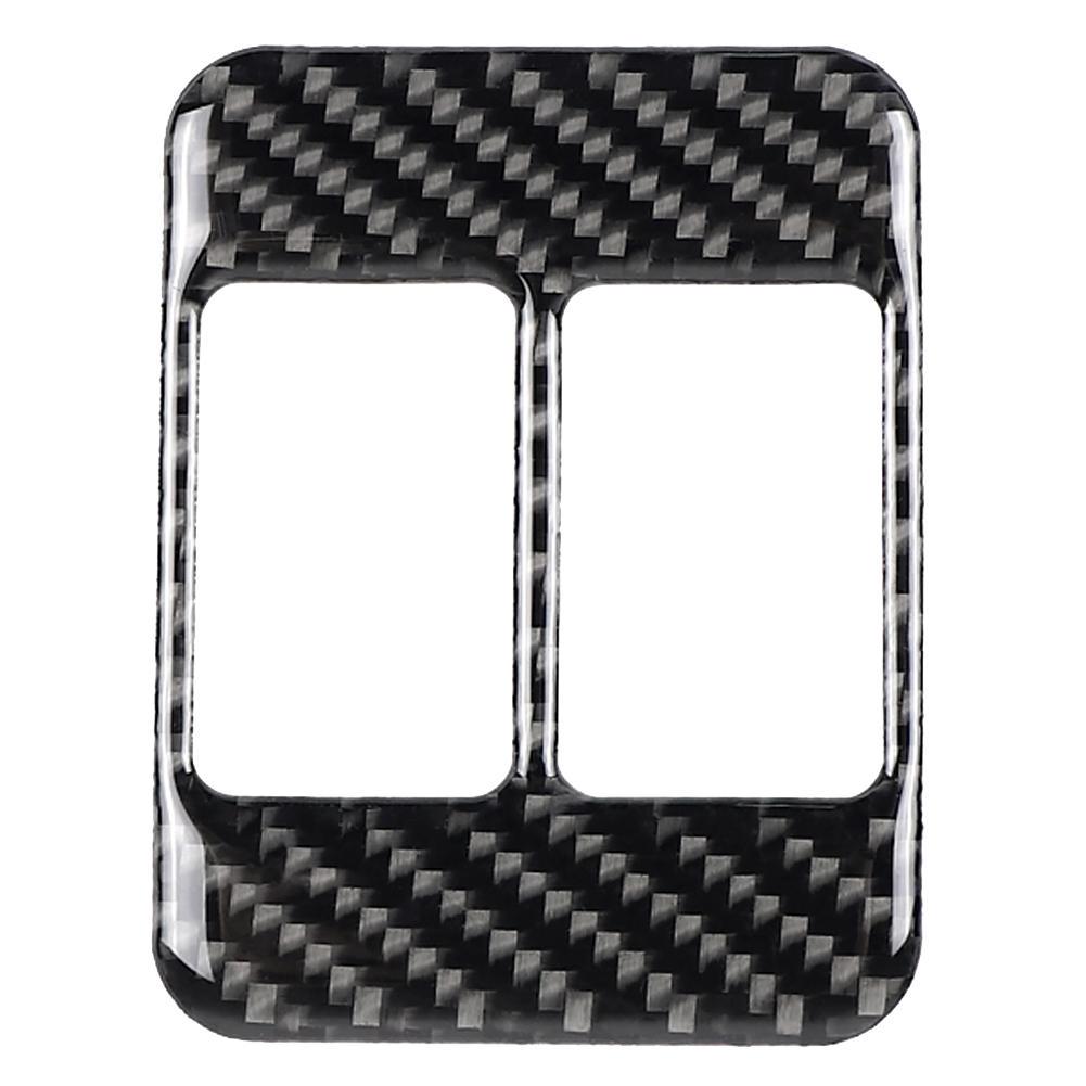 Real Carbon Fiber Rear Trunk Switch Button Cover For Toyota 86 Subaru BRZ 13-17