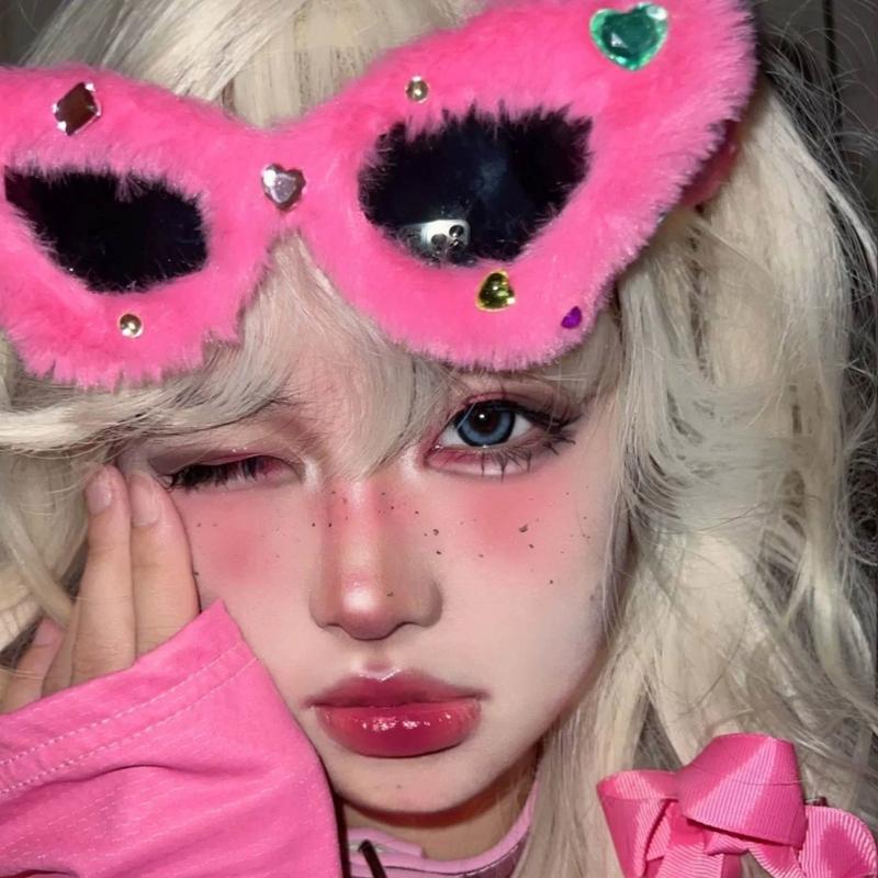 Hair Hoop Hair Accessories Sunglasses Headwear Sweet Style Headdress Y2k Hairband Acrylic Material for Girls Women Lady