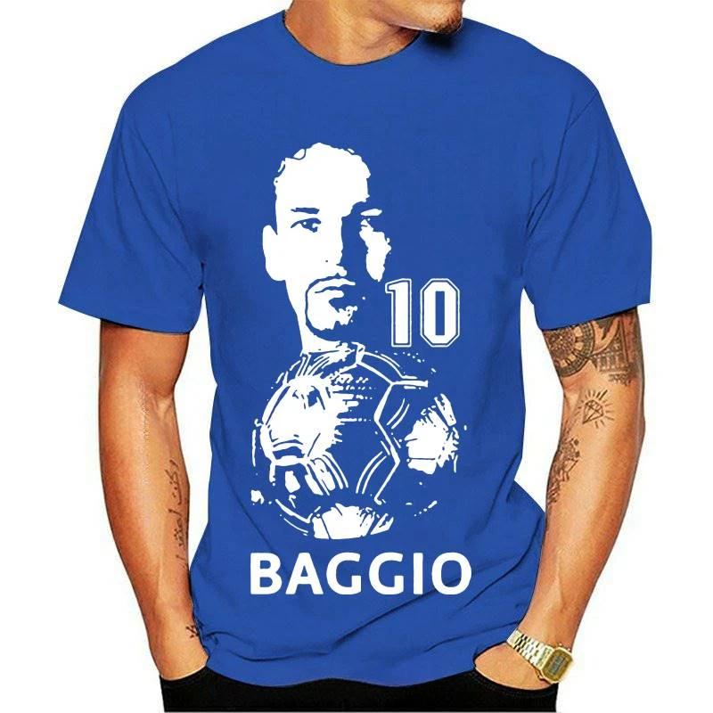 

funny Summer T Shirt Homme Short Sleeve Roberto Baggio Teenagers Casual T-shirt Mens clothing Casual Birthday Gift Top Tees S