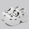 Fashion Women Slippers Platform Metal Decoration Sandals Wedges Shoes Outdoor Clogs Thick Sole Slipper Ladies Flip Flops Garden Shoes