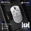ATTACK SHARK R5Ultra Shadowless Carbon Fiber Wireless Gaming At PAW3950MAX Wireless Nordic52840 Mouse with Coiled Cable and Grip Tape Mouse,