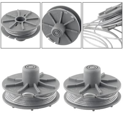 2pcs Grass Trimmer Wire Spool For 05307-20 Replacement Spool SmallCut 300 SmallCut 350/23 400/25 Auto Feed Head