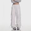 Women's White Wide-Leg Hiphop Jazz Dance Pants - Trendy Casual Overalls